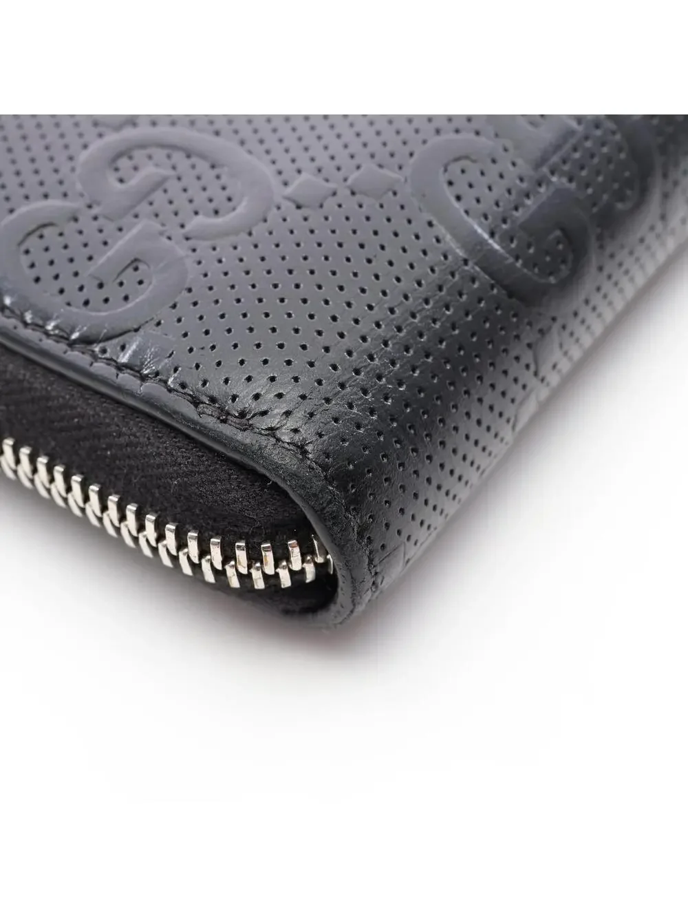Gucci Gg Emboss Around Long Wallet #279680G39B - Picture 9 of 10
